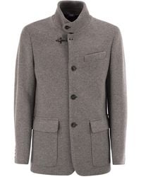 Fay - Wool Pea Coat - Lyst