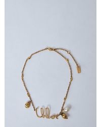 Chloé - Choker With Logo - Lyst
