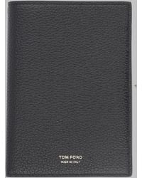 Tom Ford - Leather Passport Holder, 15 Cm X 10 Cm - Lyst