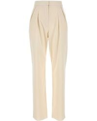 Max Mara - Ivory Cotton Dede Pant - Lyst