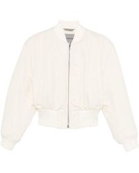 Balenciaga - Cropped Bomber Jacket - Lyst