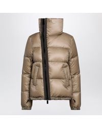 Sacai - Down Jacket With Asymmetrical Zip - Lyst