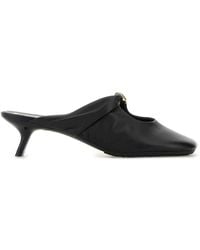 Loewe - Nappa Leather Pebble Mules - Lyst