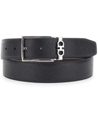 Ferragamo - Reversible Belt With Gancini Buckle Belt - Lyst