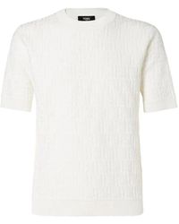 Fendi - Zucca Allover' Crew-Neck Sweater - Lyst