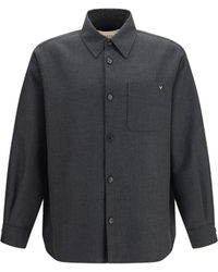 Valentino - Vlogo Wool Blend Jacket - Lyst