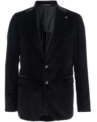 Tagliatore - Single-Breasted Jacket With Notched Revers - Lyst