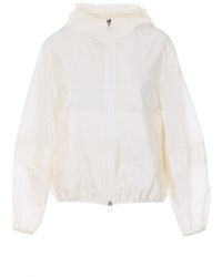 Moncler - Zelkova Waterproof Jacket With Hood And Hem - Lyst