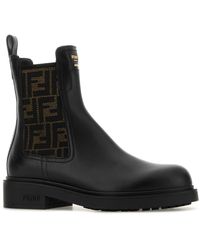Fendi Boot in Brown | Lyst