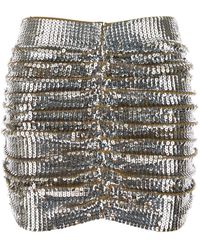 DSquared² - Dsquared Embellished Wool Mini Skirt - Lyst