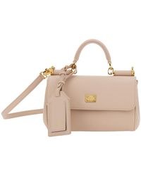 Dolce & Gabbana - 'My Sicily' Mini Crossbody Bag With Adjustable And Removable Shouder Strap And Logo Lettering On The Rear - Lyst