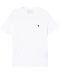Ami Paris - T-Shirt With Logo - Lyst