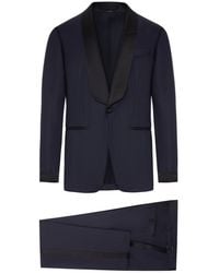 Tom Ford - O'Connor Wool And Silk Twill Evening Dress - Lyst