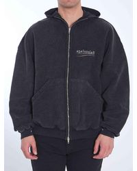 Balenciaga Inside Out Hoodie in Blue for Men | Lyst Balenciaga Inside Out Hoodie in Blue for Men | Lyst