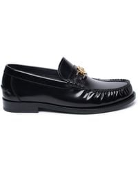 Versace - Leather Loafers - Lyst