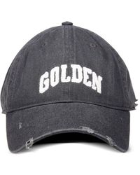 Golden Goose GGDB Embroidered Logo Baseball Cap in Black for