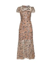 Self-Portrait - Self Portrait Sequin-Embellished Tulle Midi Dress - Lyst