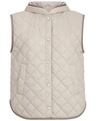 Brunello Cucinelli - Quilted Down Vest - Lyst