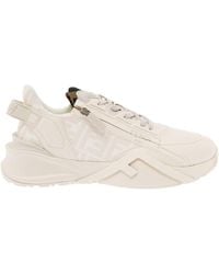 Fendi - Flow' Sneakers With Logo Print - Lyst