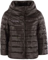 Herno - Mini Cape With Jewelled Sleeves - Lyst