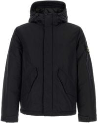 Stone Island - Polyester Blend Padded Jacket - Lyst