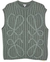 Loewe - Anagram Wool Vest - Lyst