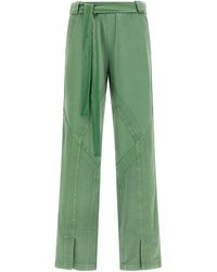 The Attico - Front Split Pants - Lyst