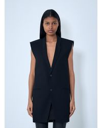 Rick Owens - Sleeveless Tailored Blazer - Lyst