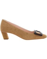 Roger Vivier - Belle Vivier Turtle Leather Pumps - Lyst