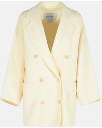 Max Mara - 'Teddy Crop' Wool Blend Coat - Lyst