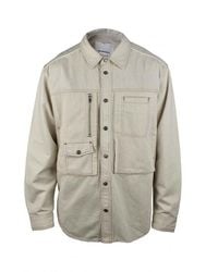Isabel Marant - Off- Denim Jacket With Exposed Seams - Lyst