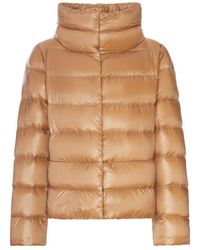 Herno - Padded Down Jacket With A Wrap-Around Collar - Lyst
