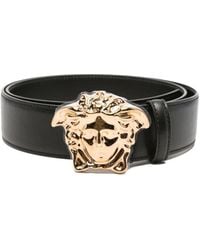 Versace - Belt With Medusa Head Buckle - Lyst