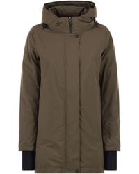 Herno - A-Shaped Down Jacket With Hood, 2 Layers - Lyst