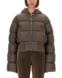 Rick Owens - Down Jacket With Hood Nylon Trench & Raincoats - Lyst