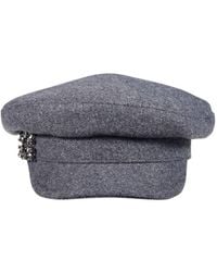Roger Vivier - Rv Broche Wool Sailor Hat - Lyst