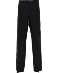 Rick Owens - Wide-Leg Tailored Wool Pants With Pleat Detail - Lyst