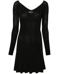 Jacquemus - Elegant Mini Dress With Scalloped Neckline And Cut-Out Detail - Lyst