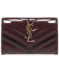 Saint Laurent - Mini Envelope Wallet - Lyst