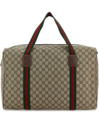 Gucci - Gg Supreme Fabric Travel Bag - Lyst