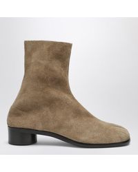 Maison Margiela - Suede Tabi Ankle Boots - Lyst