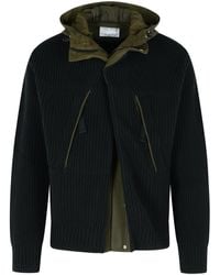 Sacai - Wool Blend Jacket - Lyst