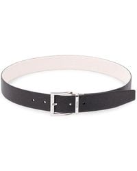 Prada - Saffiano Leather Reversible Belt - Lyst