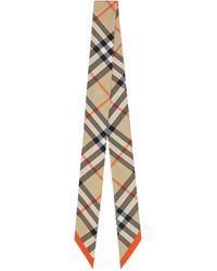 Burberry - Check Scarf - Lyst