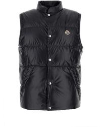 Moncler - Midnight Polyester Restigo Down Jacket - Lyst