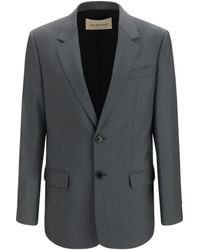 Valentino - Jacket Single-Breasted Wool-Mohair - Lyst
