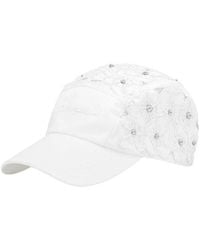 Dolce & Gabbana - Dolce & Gabbana Drill Baseball Cap With Rhinestones - Lyst
