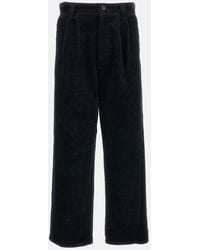 A.P.C. - Pleated Tapered Cotton Corduroy Trousers - Lyst