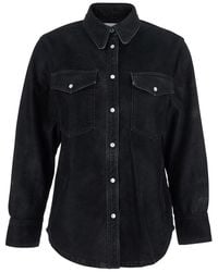 Isabel Marant - 'Karima' Shirt With Classic Collar And Two Front Patch Pockets - Lyst