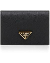 Prada - Saffiano Small Wallet - Lyst